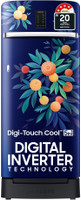 SAMSUNG 215 L Direct Cool Single Door 4 Star Refrigerator with Base Drawer  with Digi-Touch Cool, Digital Inverter(Orange Blossom Blue, RR23C2F24NK/HL)