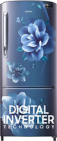Samsung 183 L Direct Cool Single Door 4 Star Refrigerator  with Digital Inverter(Camellia Blue, RR20C1724CU/HL)