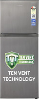 Lloyd by Havells 233 L Frost Free Double Door 2 Star Refrigerator  with with Inverter Technology, Ten Vent Technology, Chiller Tray, Fleximax Design(Dark Steel, GLFF262EDST1GC)