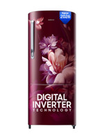 Samsung 223 L Direct Cool Single Door 3 Star Refrigerator  with Digital Inverter, Single Touch Defrost, 2026 Model(Midnight Blossom Red, RR24H2723RZ/NL)