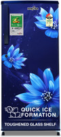 Kenstar 208 L Direct Cool Single Door 3 Star Refrigerator  with Large Vegetable Basket and Powerful Inverter Compressor(Hestia Blue, 208BD3KS24HB)