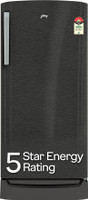 Godrej 207 L Direct Cool Single Door 5 Star Refrigerator with Base Drawer  with Turbo Cooling And Advanced Inverter Technology(Fossil Steel, RD EMARVEL 230E TDI FS ST)