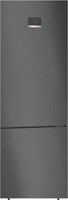 BOSCH 508 L Frost Free Double Door 2 Star Refrigerator(Black, Grey, KGN56CX41I)
