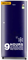 Whirlpool 184 L Direct Cool Single Door 2 Star Refrigerator  with upto 9 hour cooling retention, fridge, (2026 Model)(Sapphire Blue, 205 WDE CLS 2S SAPPHIRE BLUE-Y)