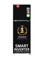 LG 251 L Frost Free Double Door 2 Star Refrigerator  with Smart Mode, Multi Air Flow, Express Freeze, Deodorizer, Fresh Zone, Works Without Stabilizer, Inverter Compressor, Auto connect & 2026 Model(Onyx Black, GLT2526WWOB)