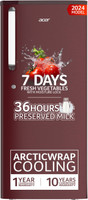 Acer 190 L Direct Cool Single Door 2 Star Refrigerator(Wine Solid, AR190AD2FWSD)