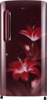 LG 215 L Direct Cool Single Door 4 Star Refrigerator(Ruby Glow, GL-B221ARGY)
