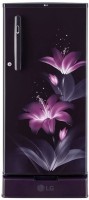 LG 190 L Direct Cool Single Door 1 Star Refrigerator(Purple Glow, GL-D199OPGB) (LG) Tamil Nadu Buy Online