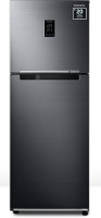 SAMSUNG 291 L Frost Free Double Door 2 Star Convertible Refrigerator  with Curd Maestro,Digital Inverter(Luxe Black, RT34C4622BX/HL)