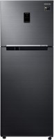 SAMSUNG 394 L Frost Free Double Door 3 Star Refrigerator(Black Inox, RT39B553EBS/HL)