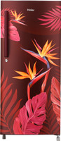 Haier 220 L Direct Cool Single Door 3 Star Refrigerator(Red Crane, HRD-2203CRC)