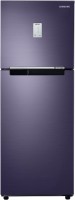 SAMSUNG 253 L Frost Free Double Door 3 Star Refrigerator(Pebble Blue, RT28T3453UT/HL)
