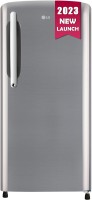 LG 201 L Direct Cool Single Door 3 Star Refrigerator(Shiny Steel, GL-B211HPZD)