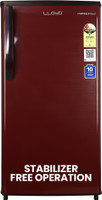 Lloyd by Havells 165 L Direct Cool Single Door 2 Star Refrigerator  with Big Bottle Storage Low NoiseStabilizer Free Operation(Royal Red, GLDC182RT2JC)