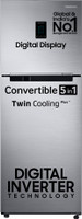 Samsung 322 L Frost Free Double Door 2 Star Convertible Refrigerator(Elegant Inox, RT37C4522S8/HL)