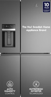 Electrolux 609 L Frost Free Multi-Door Convertible Refrigerator  with Inverter with TwinTech Cooling System UltimateTaste 900(Glossy Dark Grey Stainless Steel, EQE6879A-B)