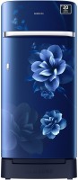 View SAMSUNG 189 L Direct Cool Single Door 5 Star Refrigerator with Base Drawer  with Digital Inverter(Camellia Blue, RR21C2H25CU/HL) Price Online(Samsung)
