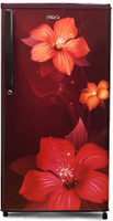 MarQ by Flipkart 190 L Direct Cool Single Door 3 Star Refrigerator(Red, 190BD3MQR1)