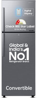 Samsung 236 L Frost Free Double Door 2 Star Convertible Refrigerator  with Digital Inverter and Display(Refined Inox, RT28C3922S9/HL)