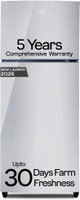 Godrej 223 L Frost Free Double Door 2 Star Refrigerator  with Advanced Inverter and 95%+ Food Surface Disinfection(Steel Glow, RF EON 244B RI ST GL)