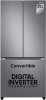 Samsung 550 L Frost Free Side by Side Convertible Refrigerator  with Digital Inverter(Refined Inox, RF57A5032S9/TL)
