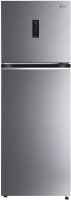 LG 340 L Frost Free Double Door 3 Star Convertible Refrigerator(Dazzle Steel, GL-T342TDSX)