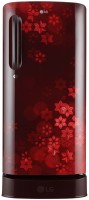LG 190 L Direct Cool Single Door 3 Star Refrigerator(Scarlet Quartz, GL-D201ASQD) (LG)  Buy Online