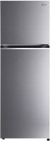 View LG 343 L Frost Free Double Door 2 Star Refrigerator(Dazzle Steel, GL-N382SDSY)  Price Online