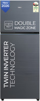 Haier 475 L Frost Free Double Door Top Mount 1 Star Refrigerator  with Twin Inverter , Solar Connect for Power Backup & Dual Magic Zone for Flexible Storage ( 2026 Model)(Graphite Black, HRF-5251BGKA-N)
