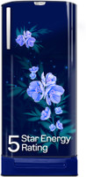 Godrej 180 L Direct Cool Single Door 5 Star Refrigerator with Base Drawer  with Faster Bottle Cooling And Ice Making(Maple Blue, RD EDGENEO 207E TDF MP BL)