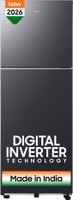 Samsung 236 L Frost Free Double Door 3 Star Refrigerator  with Digital Inverter, 2026 Model(BLACK DOI, RT40H28W3FHL)