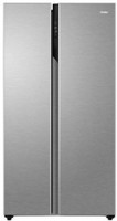 Haier 630 L Frost Free Side by Side Refrigerator(Shiny Steel, HRS-682SS)
