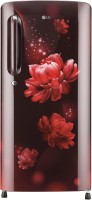 LG 190 L Direct Cool Single Door 5 Star Refrigerator(Scarlet Charm, GL-B201ASCZ)