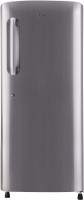 LG 235 L Direct Cool Single Door 3 Star Refrigerator with Base Drawer(Shiny Steel, GL-B241APZD)