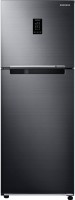 SAMSUNG 314 l Frost Free Double Door 2 Star Convertible Refrigerator  with with Curd Maestro(LUXE BLACK, RT34A4622BX/HL)
