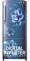 Samsung 183 L Direct Cool Single Door 4 Star Refrigerator  with Digital Inverter(Camellia Blue, RR20C1724CU/HL)