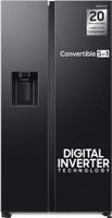 Samsung 633 L Direct Cool Side by Side 3 Star Refrigerator(Black DOI, RS78CG8543B1HL)