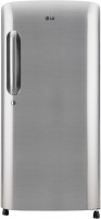 LG 185 L Direct Cool Single Door 3 Star Refrigerator(Shiny Steel, GL-B201APZD)