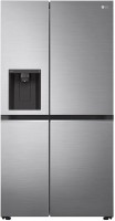 View LG 674 L Frost Free Side by Side 5 Star Refrigerator  with Refrigerator with Inverter Technology, Wi-Fi, Door Cooling+, Hygiene Fresh+ and Water and Ice Dispenser(Platinum Silver III, GC-L257SL4L) Price Online(LG)