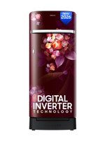 Samsung 215 L Direct Cool Single Door 5 Star Refrigerator with Base Drawer  with Digital Inverter, Single Touch Defrost, 2026 Model(Hydrangea Plum, RR23H2H35HT/HL)
