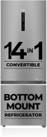 Haier 445 L Frost Free Double Door 2 Star Convertible Refrigerator  with Convertible 14-in-11 hour IcingDigital Control Panel(Inox Steel, HRB-4952BIS-P)