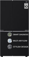 LG 655 L Frost Free Side by Side Refrigerator  with Smart Inverter Compressor, Smart Diagnosis, Express Freezing & Multi Digital Sensors(Western Black, GL-B257HWBY)