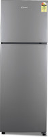CANDY 240 L Frost Free Double Door 2 Star Refrigerator(Moonsilver, CDD2652MS)