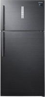 SAMSUNG 670 L Frost Free Double Door 2 Star Refrigerator(Black Inox, RT65B7058BS/TL)