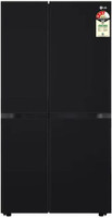 LG 650 L Frost Free Side by Side 3 Star Convertible Refrigerator(Black, GL-B257DBM3)