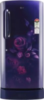 View LG 235 L Direct Cool Single Door 3 Star Refrigerator(Blue Euphoria, GL-D241ABED)  Price Online