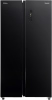 Panasonic 592 L Frost Free Side by Side Refrigerator  with Wifi Connectivity(Black Class, NR-BS62GKX1)   Refrigerator  (Panasonic)
