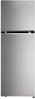 LG 340 L Frost Free Double Door Top Mount 2 Star Refrigerator(Shiny Steel, GL-S342SPZY)