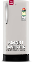 LG 201 L Direct Cool Single Door 5 Star Refrigerator with Base Drawer(Natural Biege, GLD2156ZHNB)