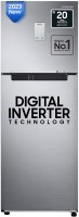 SAMSUNG 224 L Frost Free Double Door 2 Star Convertible Refrigerator  with Curd Maestro,Digital Inverter(Elegant Inox, RT28C3522S8/HL)